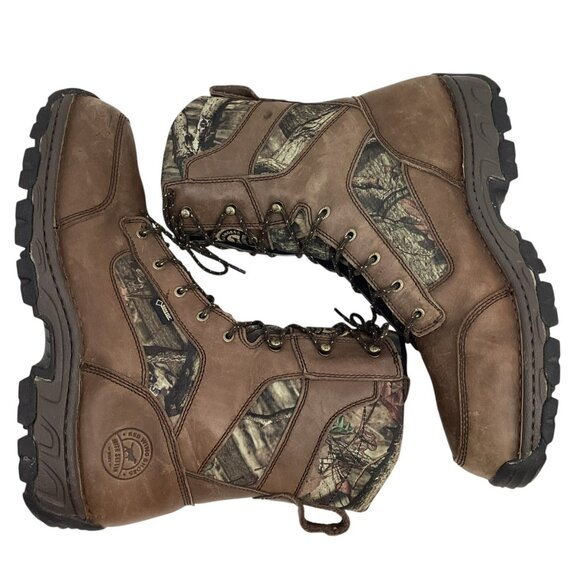 Red Wing Irish Setter Hunt 840 Havoc Mens 14 D Leather Camo Gore-Tex Boots Thin - Picture 4 of 16